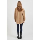 Blouse - Effen - Lange Mouw - Normale Pasvorm - Stevige Stof