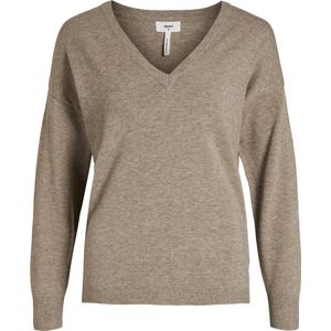 Object Dames gebreide trui OBJTHESS, fossiel, XL