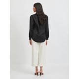 VILA - ELLETTE - Blouse - Zwart - Klassieke Blouse met Pofmouwen