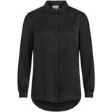 VILA - ELLETTE - Blouse - Zwart - Klassieke Blouse met Pofmouwen
