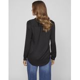 VILA - ELLETTE - Blouse - Zwart - Klassieke Blouse met Pofmouwen