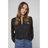 VILA - ELLETTE - Blouse - Zwart - Klassieke Blouse met Pofmouwen