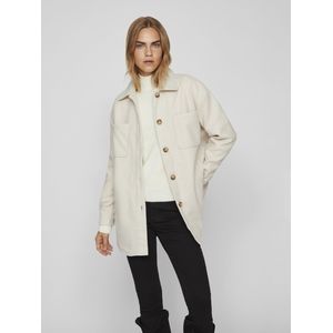 VILA VIKIMMI SHIRT JACKET - Dames Jas - V-Hals met Knoopsluiting