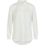 VILA Blouse VIELLETTE van Gerecycled Polyester Wit