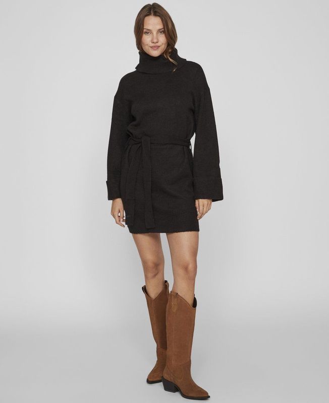 Vila - Rolfie - Korte Jurk - Met Lange Mouwen