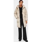 OBJECT - OBJZHANNA Long Jacket - Dames Jas - Silver Gray