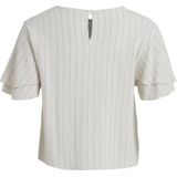 Vila - Vikulia T-shirt - Blauw - Katoen