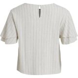 Vila - Vikulia T-shirt - Blauw - Katoen