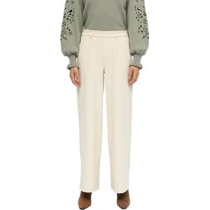 Object Objlisa Wide Pant Broeken Dames Zand