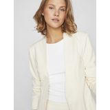 Vila - VIHER NEW Blazer - Kleur: Birch - Materiaal: 63% Polyester, 33% Viscose, 4% Elastaan