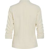 Vila - VIHER NEW Blazer - Kleur: Birch - Materiaal: 63% Polyester, 33% Viscose, 4% Elastaan