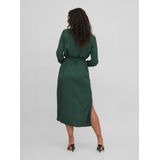 Vila - Vimorose - Jurk - Pineedle - Viscose - Lange Mouwen met Manchetten