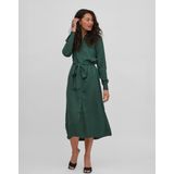 Vila - Vimorose - Jurk - Pineedle - Viscose - Lange Mouwen met Manchetten