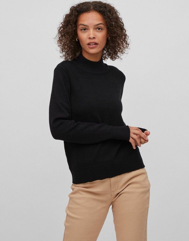 Vila Viril Crewneck Knit Top - Noos Dames Trui