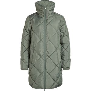 Vila - Viadaya New Quilt Jacket - Halflange Jas - Laurel Wreath - Dames
