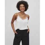 Vila - Cava New Lace - Mouwloos T-shirt - Wit - Singlet
