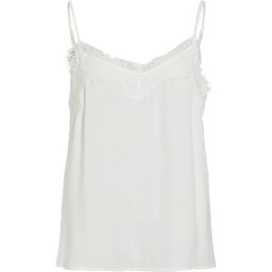 Vila - Cava New Lace - Mouwloos T-shirt - Wit - Singlet