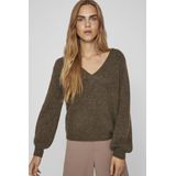 Vila - Jamina Rev - Gebreide Trui - V-hals