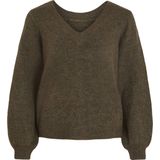 Vila - Jamina Rev - Gebreide Trui - V-hals