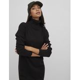 Vila - Ril - Gebreide Jurk - Lange Mouwen - Midi-lengte