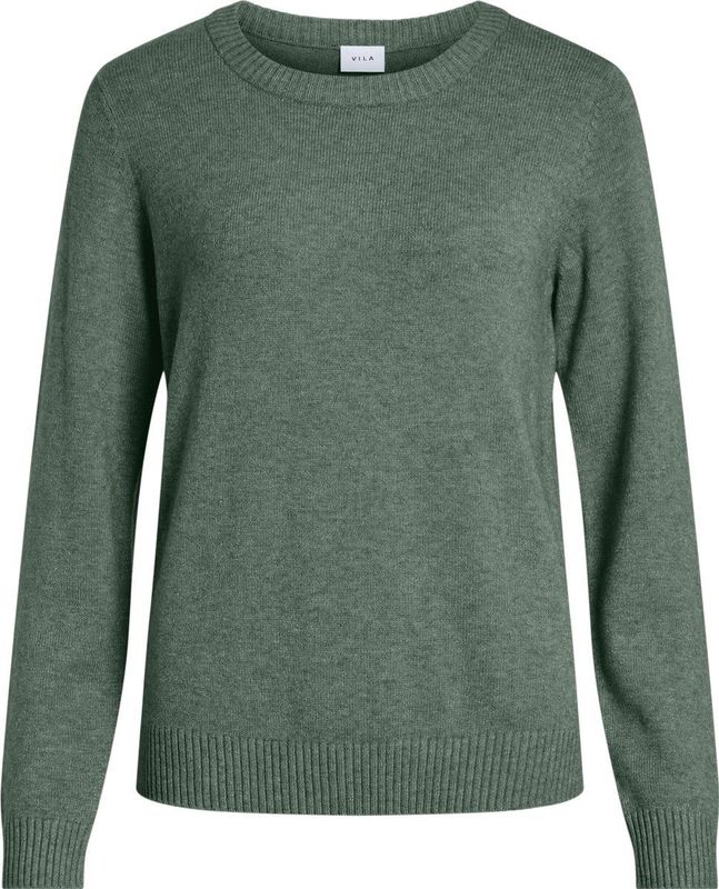 Vila - Ril - Gebreide Top - O-hals - Lange Mouwen - Normale Pasvorm
