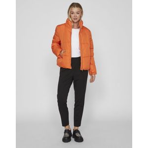 Vila - Tate - Gewatteerd Pufferjack - Kort - Hoge Kraag