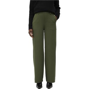 Object Objlisa Wide Pant Broeken Dames Groen