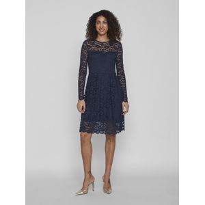 Vila Vikalila L/S LACE NOOS Jurk, Navy Blazer, XL, navy blazer, XL
