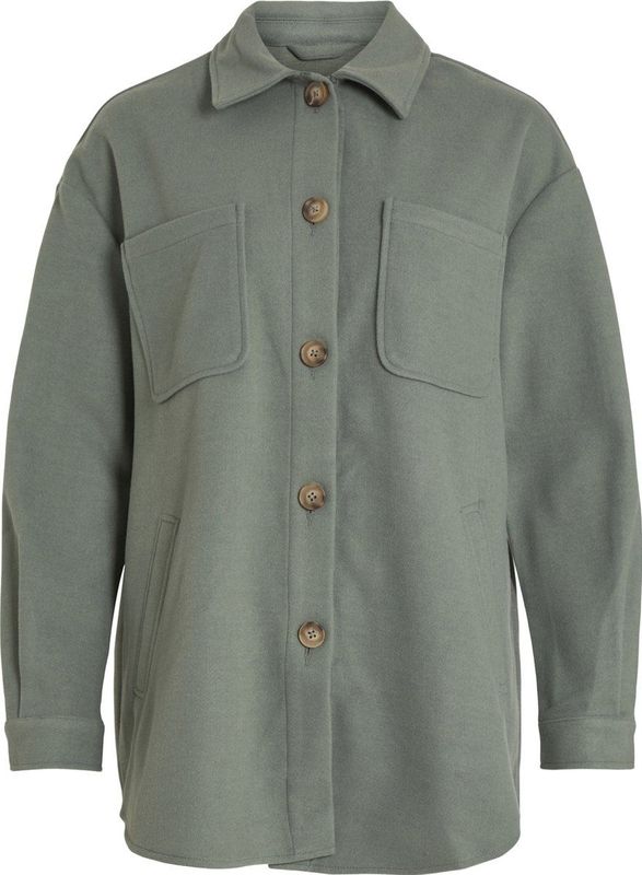 Vila - Kimmi - Overshirt - Jas - Lange Mouwen - Ronde Hals