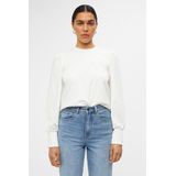 Object Objcaroline L s Top Noos Tops T-shirts Dames - Shirt - Wit