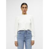 Object Objcaroline L s Top Noos Tops T-shirts Dames - Shirt - Wit