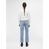 Object Objcaroline L s Top Noos Tops T-shirts Dames - Shirt - Wit