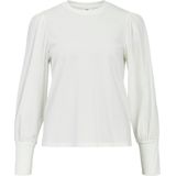 Object Objcaroline L s Top Noos Tops T-shirts Dames - Shirt - Wit