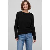 Vila Trui Vidalo O-neck Knit Top- Noos 14082767 Black Dames