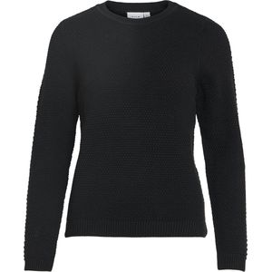 Vila Trui Vidalo O-neck Knit Top- Noos 14082767 Black Dames