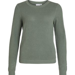 Gebreide Top - O-hals - Lange Mouwen - Katoen - Biologisch Katoen