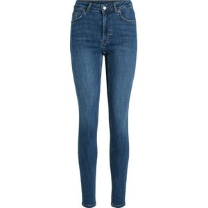 Vila - Sarah Wu02 - Skinny Broek - Blauw - Katoenmix