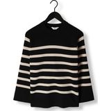 Object Objester Ls Knit Top Noos Truien & vesten Dames - Sweater - Hoodie - Vest- Zwart