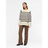 OBJECT - Trui - Crème / Zwart - ESTER