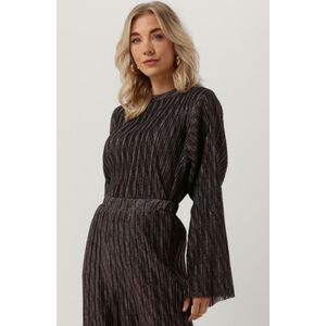 OBJECT Blouse 'Lux'  antraciet / zwart