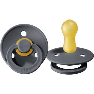 BIBS Fopspeen 6-18 mdn - Iron (1 stuk)