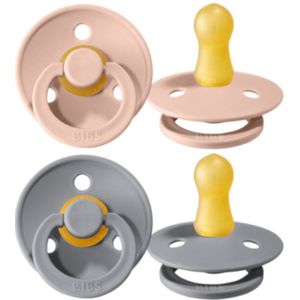Bibs Fopspeen Latex Cloud - Blush 0-6 Maanden 2 St Sauger