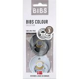 BIBS Schnuller Größe 3 Eisen/Babyblau 2St