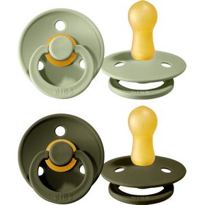 BIBS Schnuller Größe 3 Salbei/Huntergrün 2St