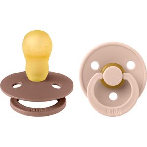 BiBS - Colour Collection - Stage 3 Fopspeen - 18+ maanden - 2 stuks - Woodchuck / Blush