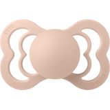 BIBS® Schnuller Supreme Blush / Woodchuck Silikon 0-6 Monate, 2 Stk.