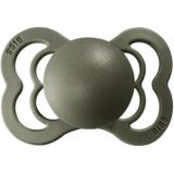 BIBS Speen Maat 1 Sage/Hunter Green Supreme Silicone 2st
