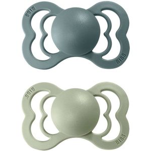 BIBS Schnuller Größe 2 Supreme Latex Island Sea/Sage 2St