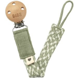 BiBS - Paci Braid - Fopspeenkoord - Sage / Ivory - 1 stuk