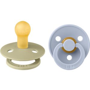Colour 2 Pack - Khaki/Dusty Blue Spenen